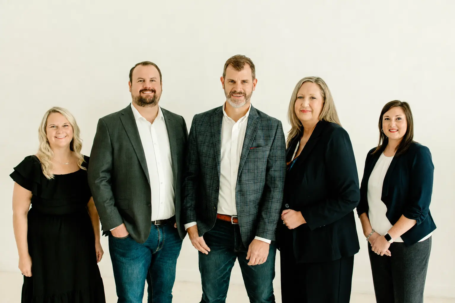BOOK LAW FIRM team, from left: Becky Oliver, Austin Butts, Lorne Book, Renee Hucks, and Lauren Winchester.